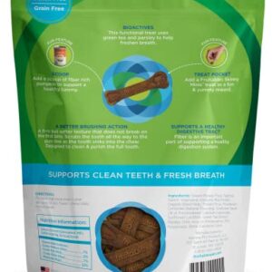 Fruitables Bioactive Fresh Mouth Dental Chews – Mini Size Dog Treats – Dental Treats for Dogs – Dog Dental Chews – 7.3 Ounces