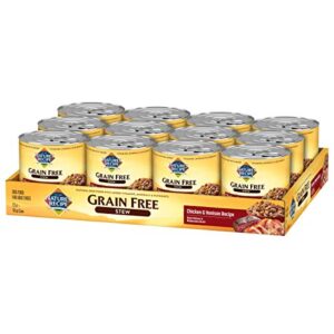 Nature's Recipe Grain Free Wet Dog Food, Chicken & Venison Stew Recipe, 10 Ounce Can (Pack of 12)