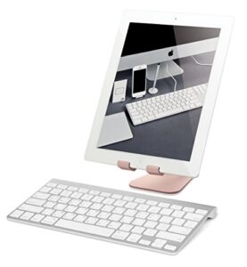elago p2 stand [rose gold] - [premium aluminum][ergonomic angle][cable management] - for ipad and tablet pc