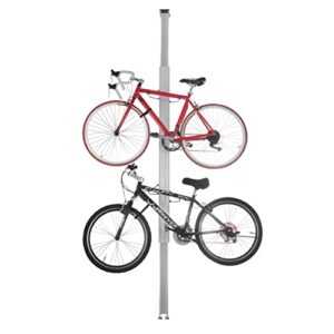rad cycle aluminum bike stand bicycle rack storage or display holds two bicycles