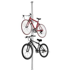 RAD Cycle Aluminum Bike Stand Bicycle Rack Storage or Display Holds Two Bicycles