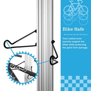 RAD Cycle Aluminum Bike Stand Bicycle Rack Storage or Display Holds Two Bicycles