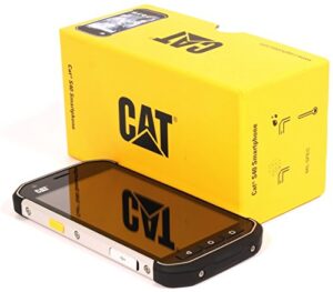 cat s40 16gb unlocked gsm 4g lte refined/rugged + ip68 certified quad-core smartphone w/ 8mp camera - black