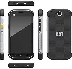 CAT S40 16GB Unlocked GSM 4G LTE Refined/Rugged + IP68 Certified Quad-Core Smartphone w/ 8MP Camera - Black