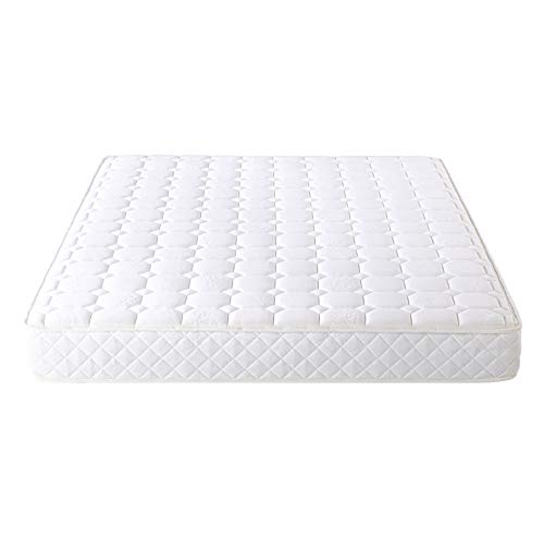 Best Price Mattress 8 Inch Tight Top Pocket Spring Mattress - Motion Isolation Individually Encased Pocket Springs, Comfort Foam Top, CertiPUR-US Certified Foam, Full White