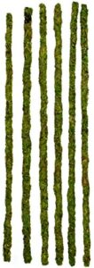 galápagos (05322) mossy terrarium sticks (6 pack), 32"