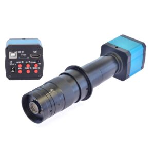 hayear 14mp hd tv hdmi usb industry digital c-mount microscope camera tf card + 180x zoom c-mount lens