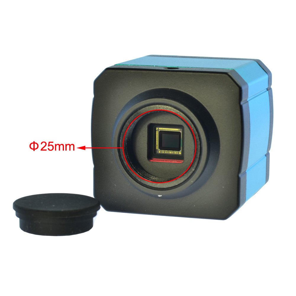 HAYEAR 14MP HD TV HDMI USB Industry Digital C-Mount Microscope Camera TF Card + 180x Zoom C-Mount Lens