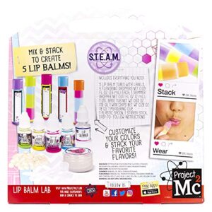 Project MC2 Create Your Own Lip Balm Lab, At-Home STEM Kits For Kids Age 6 And Up, Makeup Kits, DIY Lip Balm, Activities for Birthday Parties, Sleepovers