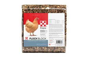 purina flock block supplement, 25 pounds