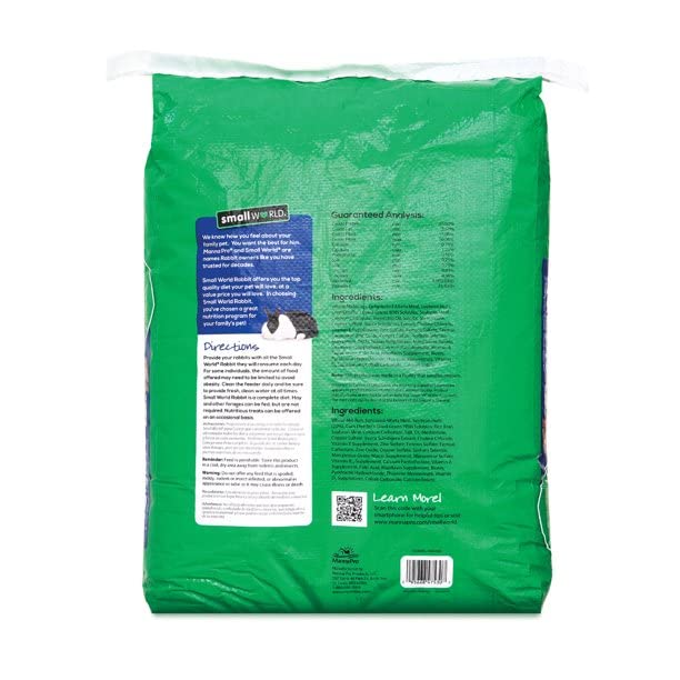 Manna Pro 0047532125 Small World 25 lbs. Rabbit Feed