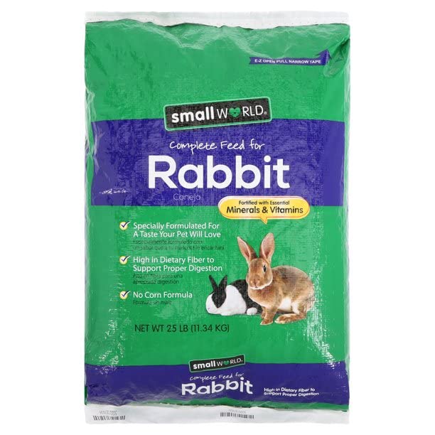 Manna Pro 0047532125 Small World 25 lbs. Rabbit Feed