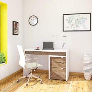 Nexera Liber-T Home Office Bundle / 400609 White/Walnut