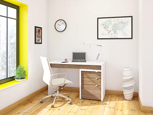 Nexera Liber-T Home Office Bundle / 400609 White/Walnut