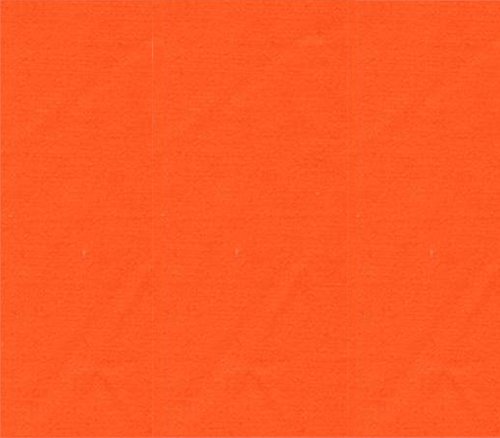 Polyester Cotton Fabric Broadcloth Orange / 60" Wide/Sold by The Yard