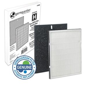 Germ Guardian FLT9200 True HEPA Genuine Air Purifier Replacement Filter H, and Carbon Combo Pack, for GermGuardian AC9200