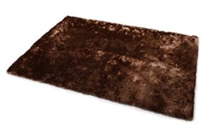 gold sparrow comfort area rug, 5' x 8', coffee