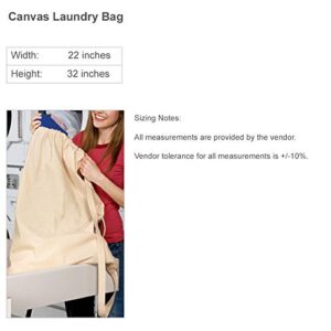 Customized Girl College Student Gift: Canvas Laundry Bag