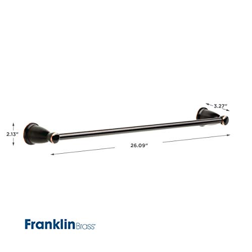 Franklin Brass Kinla -towel Bar, Oil Rubbed Bronze -bathroom -towel Holder, -bathroom Accessories, KIN24-OB1, 24 inch -towel Bar