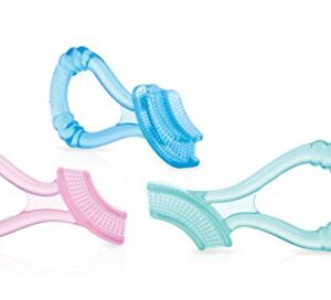 Nuby Silicone Gum Massager, Colors May Vary, 5"