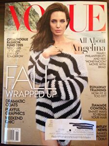 vogue magazine (november, 2015) angelina jolie cover