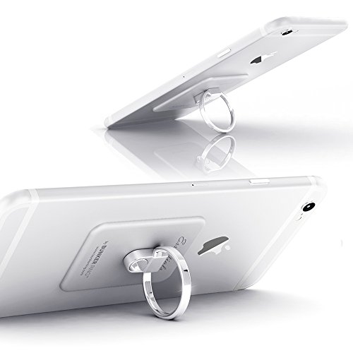 Bunker Ring Essentials BUESMI Bunker Ring Holds iPhone, iPad, iPod, Galaxy, Xperia, Smartphone, Tablet PC with One Finger, Drop Prevention, Stand Function (Mint)