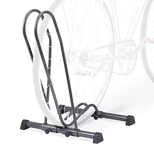 Delta Cycle Single Bike Stand Floor, Tool-Free Adjustable Bike Floor Stand for Mountain, Fat Tire, Road Bikes, Freestanding Bike Stand For Garage Parking