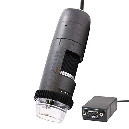 Dino-Lite VGA Digital Microscope AM5216ZTL- 720p, 5x - 140x Optical Magnification, Polarized Light, Long Working Distance