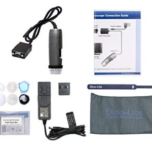 Dino-Lite VGA Digital Microscope AM5216ZTL- 720p, 5x - 140x Optical Magnification, Polarized Light, Long Working Distance