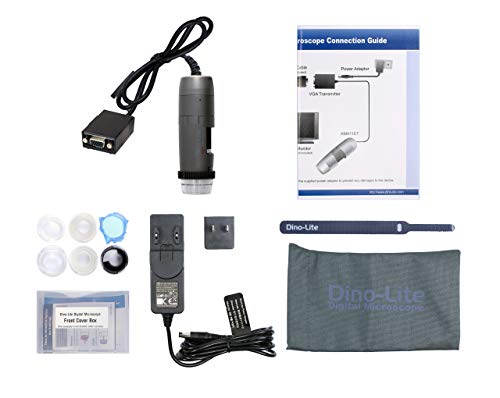 Dino-Lite VGA Digital Microscope AM5216ZTL- 720p, 5x - 140x Optical Magnification, Polarized Light, Long Working Distance