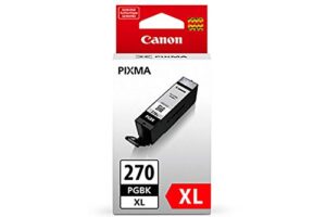 canon 0319c001 (pgi-270xl) high-yield ink cartridge, pigment black - in retail packaging