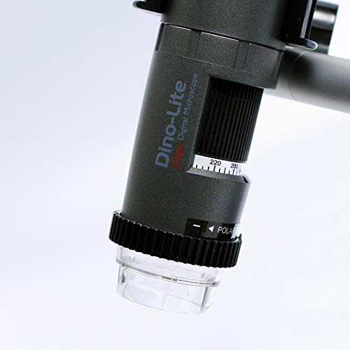 Dino-Lite VGA Digital Microscope AM5216ZT- 720p, 20x - 220x Optical Magnification, Polarized Light