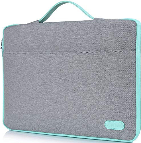 ProCase 14-15.6 Inch Laptop Sleeve Case Protective Bag, Ultrabook Notebook Carrying Case Handbag for MacBook Pro 16" 14" 15" 15.6" Dell Lenovo HP Acer ASUS Samsung Chromebook Computer -Light Grey