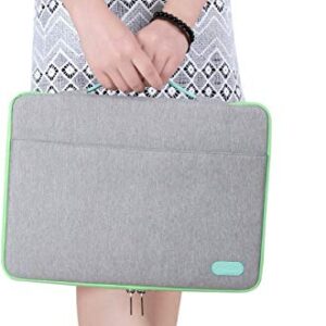 ProCase 14-15.6 Inch Laptop Sleeve Case Protective Bag, Ultrabook Notebook Carrying Case Handbag for MacBook Pro 16" 14" 15" 15.6" Dell Lenovo HP Acer ASUS Samsung Chromebook Computer -Light Grey