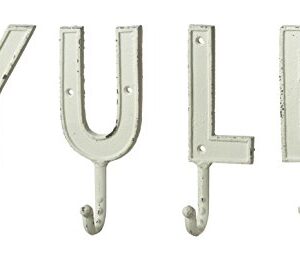 MIDWEST-CBK Monogram Letter Y Single Wall Hook Painted Cast Iron 7.5 Inch