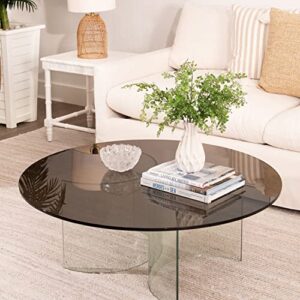 Spancraft Round Bronze Tempered Glass 1/2" Thick Table Top (36")