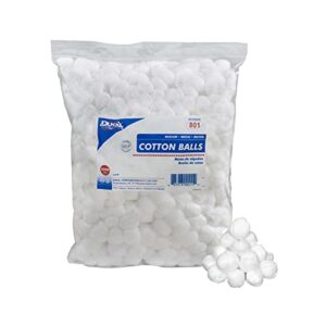 dukal 801 cotton balls, non sterile, medium, white (pack of 4000)