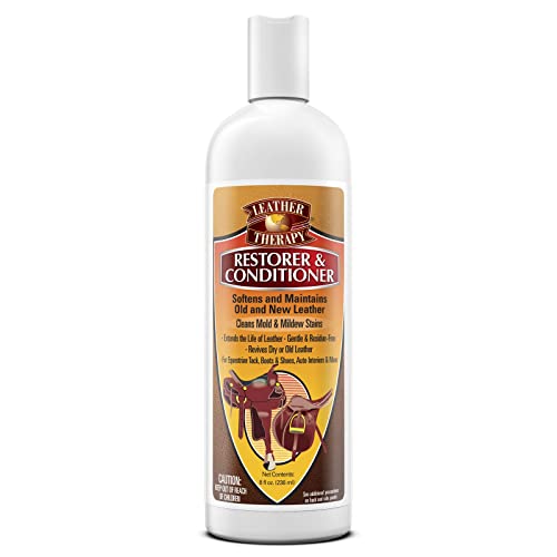 Leather Therapy Restorer & Conditioner - Preserve Old & New Leather Material - Car Interior Cleaner