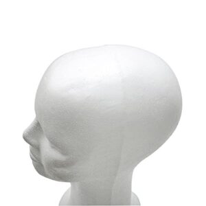 15" Styrofoam Foam Mannequin Manikin Display Head Wig Hat Stand White Foams Sale
