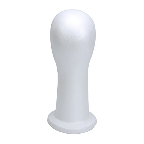 15" Styrofoam Foam Mannequin Manikin Display Head Wig Hat Stand White Foams Sale