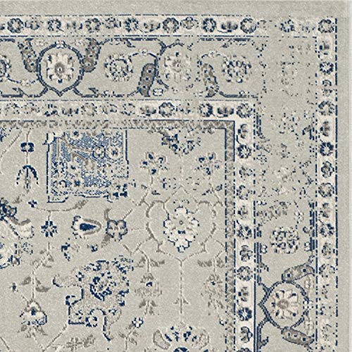 Safavieh Artisan Collection 4' x 6' Silver/Silver ATN326C Traditional Oriental Area Rug