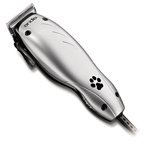 Andis EasyClip Multi-Style 10-Piece Adjustable Blade Clipper Kit, Animal Grooming, Silver, MC-3 (18410)