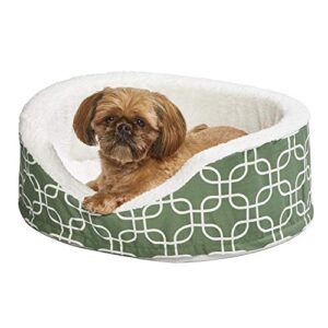 MidWest Homes for Pets Orthoperdic Egg-Crate Nesting Pet Bed w/ Teflon Fabric Protector, Small Green