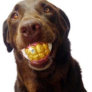 Humunga Bling Rock Star Teeth Shaped Ball Toy for Medium and Large Dogs