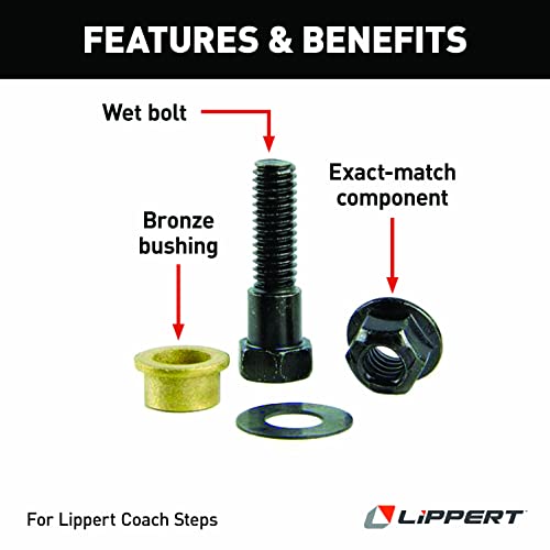 Lippert Components - 216567 Motorized Step Wet Bolt Replacement Kit for Coach Step