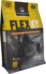 majesty's flex xt wafers - superior horse / equine joint support with increased supplement levels - glucosamine, msm, yucca, vitamin c - 30 count (1 month supply)