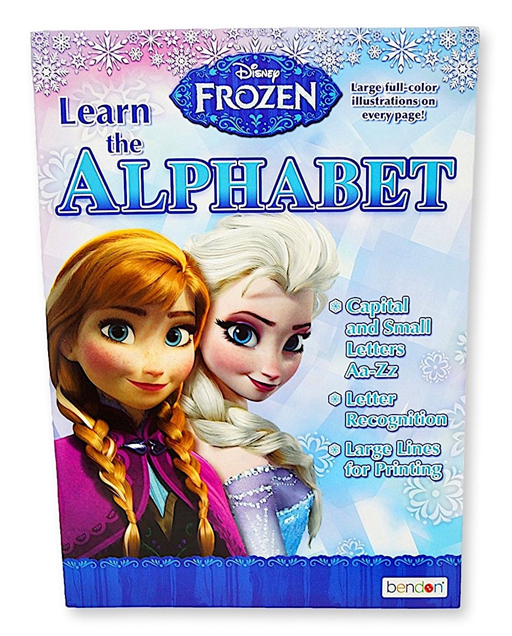 Disney Frozen Learn The Alphabet Workbook