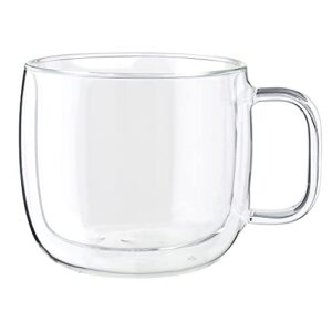 ZWILLING J.A. Henckels Cappuccino Glass Mug Set, Clear