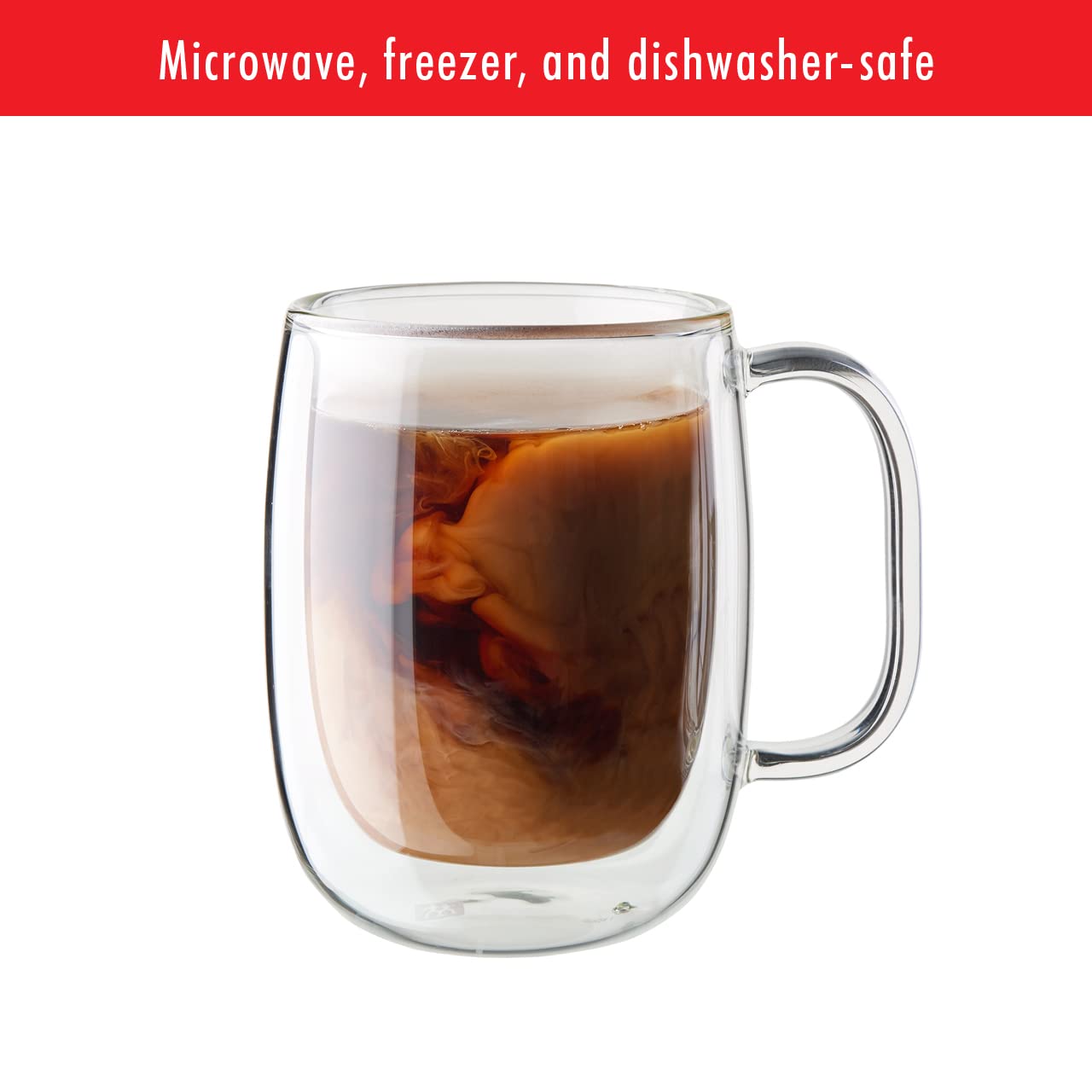 ZWILLING J.A. Henckels Coffee Mug 2 Piece, Clear