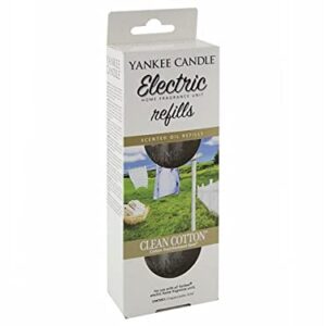 Yankee Candle "Clean Cotton Scent Plug Refills, White